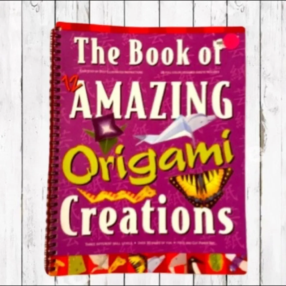 KIDS ART Activity Book Amazing Origami Creations 3 Skill Levels Paper Included